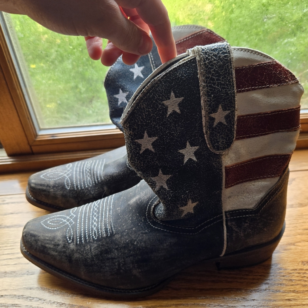 Roper American Flag Cowgirl Boots